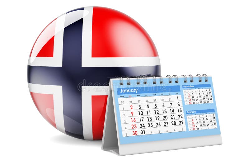 Norwegian Calendar Stock Illustrations &ndash; 194 Norwegian Calendar Stock