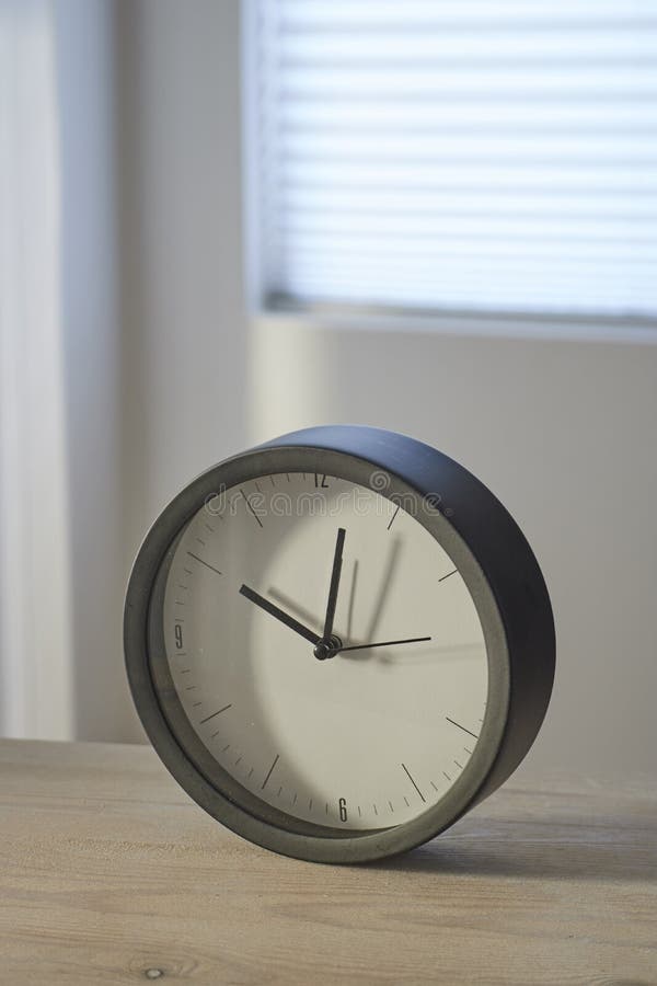 Desk Clock stock photo. Image of alarm, laptop, deadline 200459402