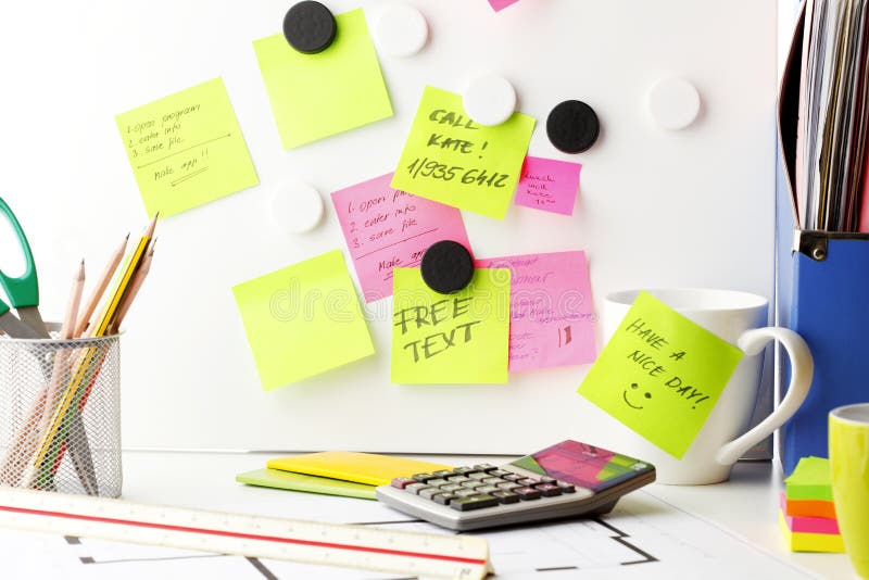 post it notes on computer post it notes on computer