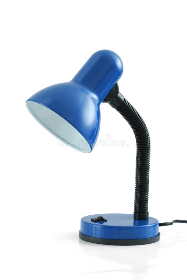 dark blue desk lamp