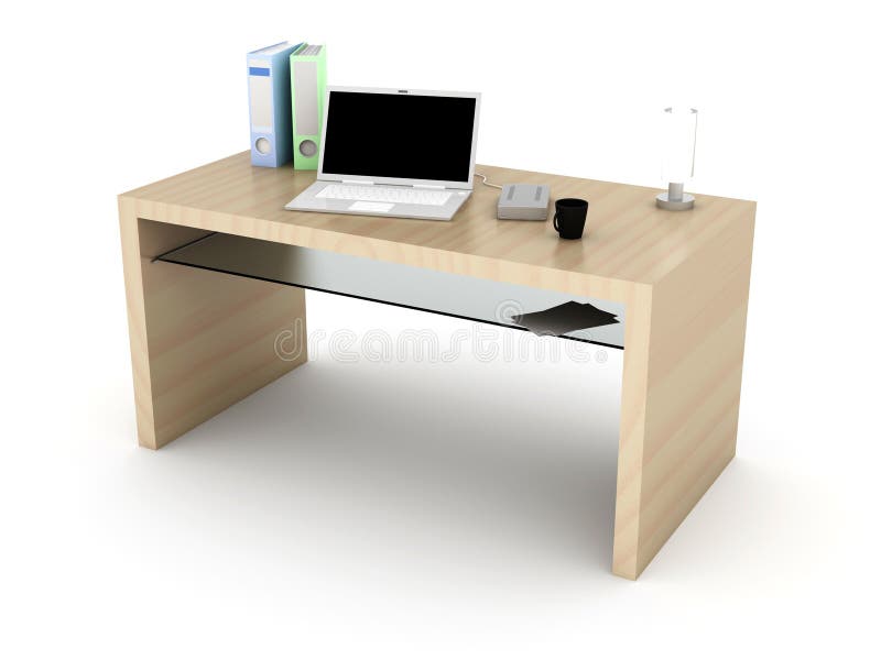 Desktop royalty free illustration