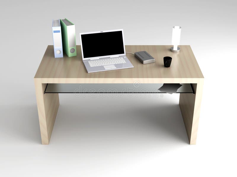 Desktop royalty free illustration