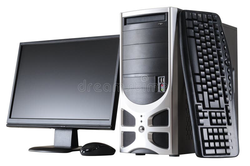Desktop computer royalty free stock images