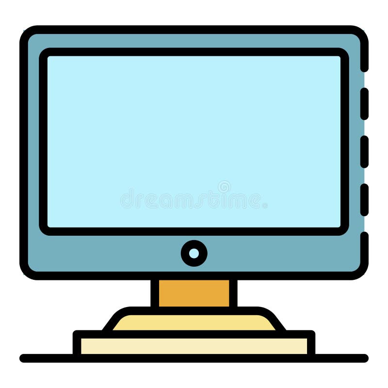 Desktop Computer Pc Icon Color Outline Vector Stock Vector - Illustration of digital, business: 229955910 Desktop Computer Pc Icon Color Outline Vector Stock Vector - Illustration of digital, business: 229955910
