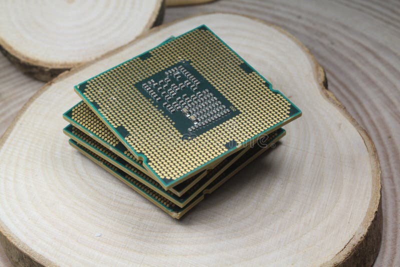 Desktop Computer Processor, Cpu Closeup Stock Photo Image of chipset