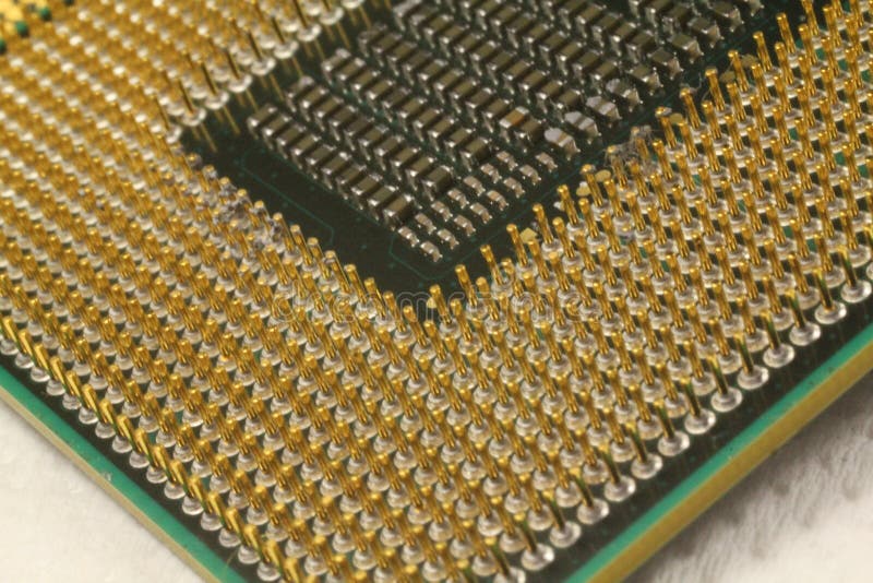 Desktop Computer Processor, Cpu Closeup Stock Image Image of modern