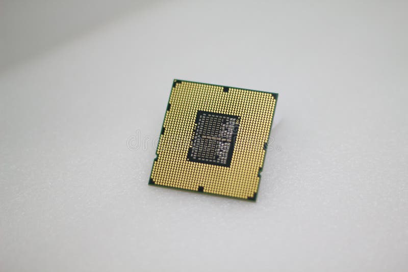 Desktop Computer Processor, New Generation Cpu Closeup Stock Image
