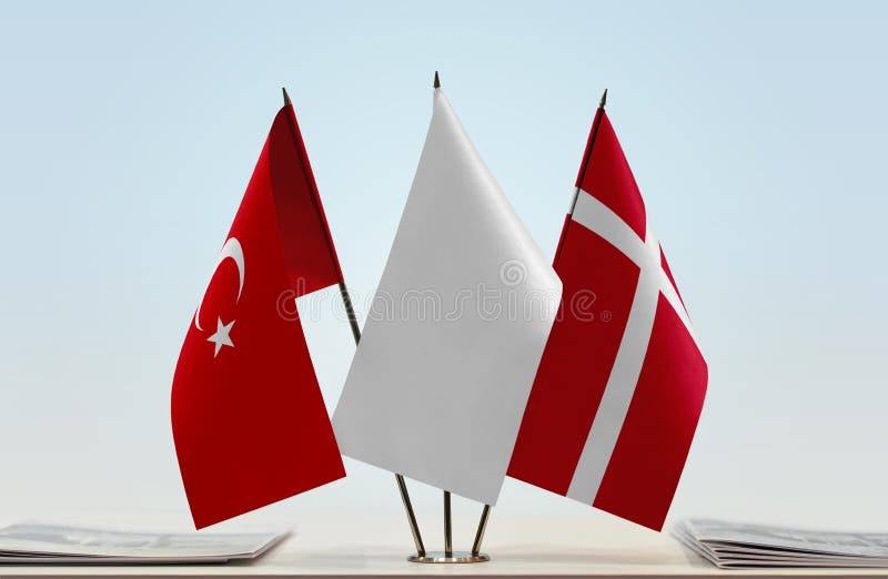 Flags of Turkey and Denmark Stock Photo Image of flags, conference