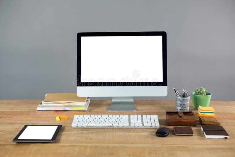 Desktop Pc Office Accessories Wooden Table 84095022 