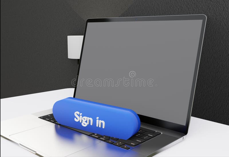 Desktop portatile 3d illustrazione sito web di analisi dei dati seo algoritmo ai ui ux programmazione di uno sfondo nero elegante illustrazione vettoriale