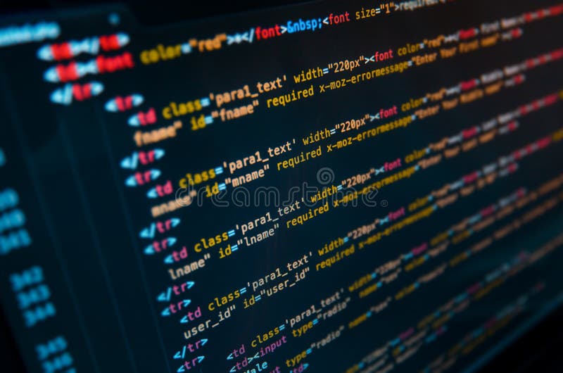 C Programming HD Wallpaper in VS Code Stock Image - Image of programming,  code: 156837957