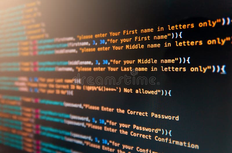 Desktop Source Code and Wallpaper by Computer Language with Coding and  Programming. Stock Image - Image of java, desktop: 125215647