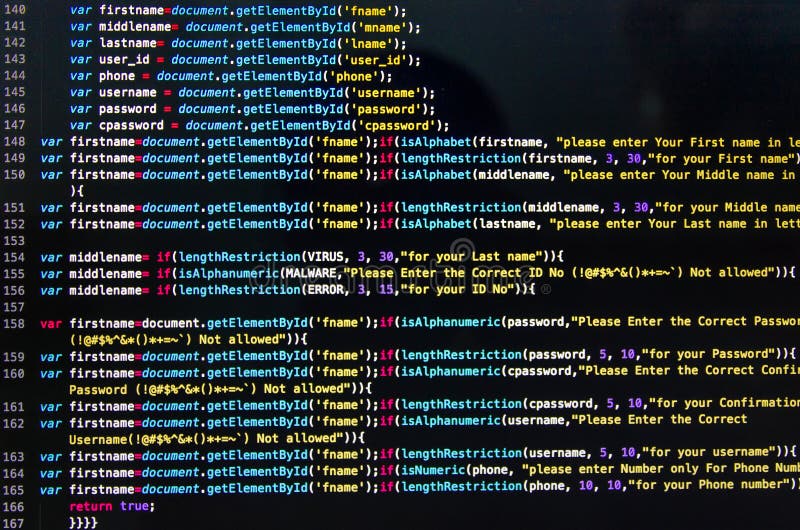 Desktop Source Code and Wallpaper by Computer Language with Coding and  Programming. Stock Image - Image of focus, desktop: 124935197