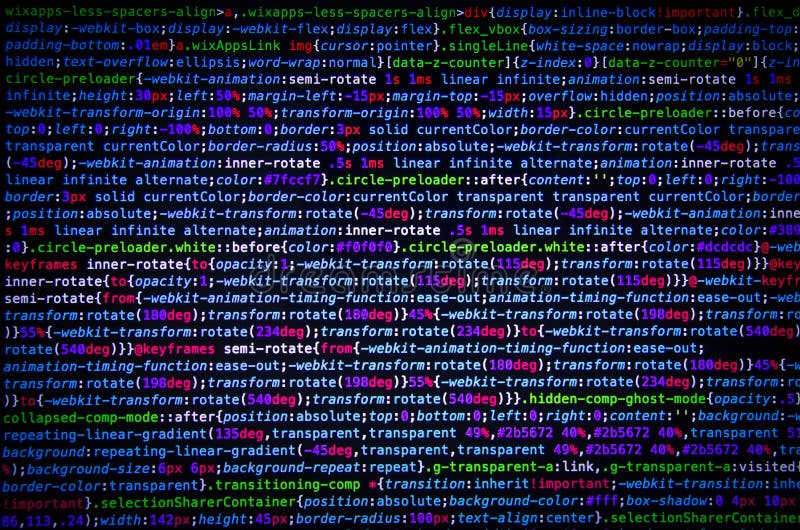 Desktop Source Code and Wallpaper by Computer Language with Coding and  Programming. Stock Photo - Image of application, focus: 124707230