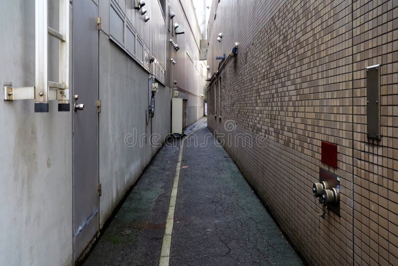 Desolate Alley in the City. royalty free stock photo Desolate Alley in the City. royalty free stock photo