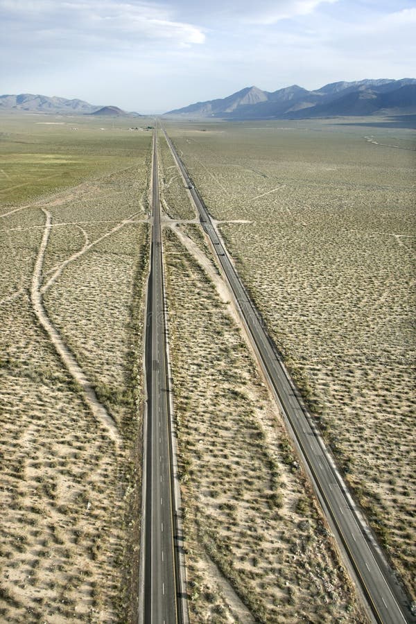 Desolate scenic highway.