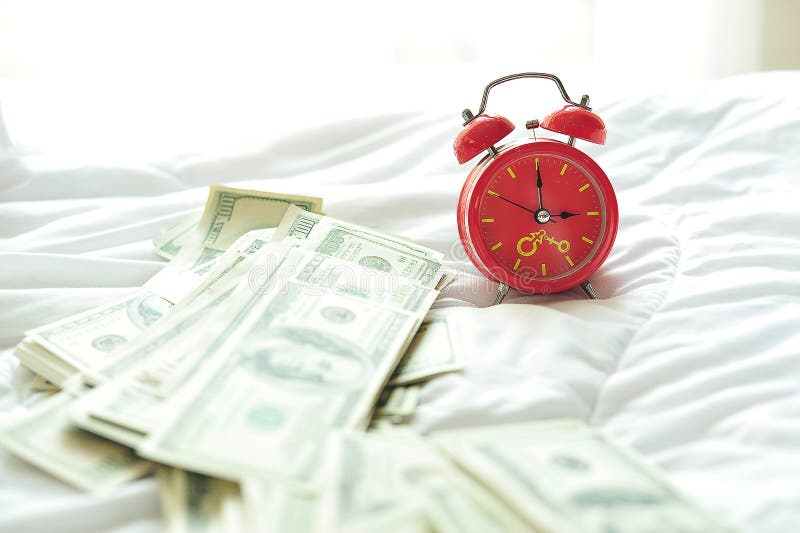 Despertador na manhã foto de stock Despertador na manhã foto de stock
