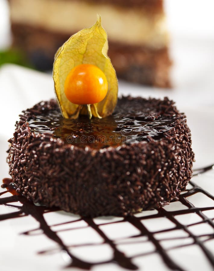 Dessert - Chocolate Iced Cake