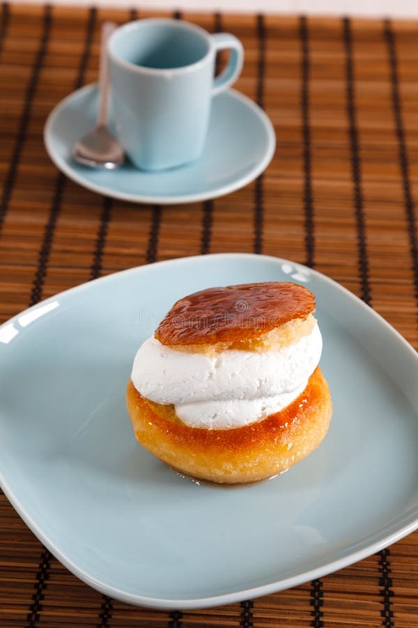 Dessert with cream stock photo. Image of dessert, desert 29896266