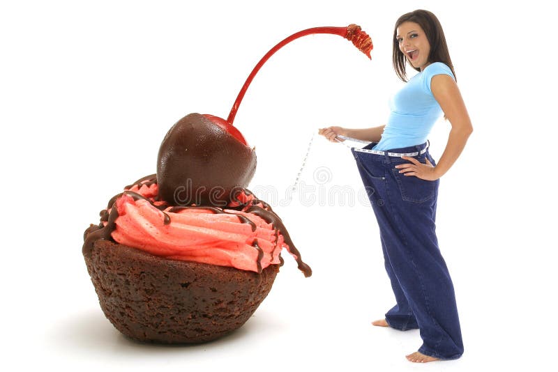 Dessert de régime photo stock Dessert de régime photo stock