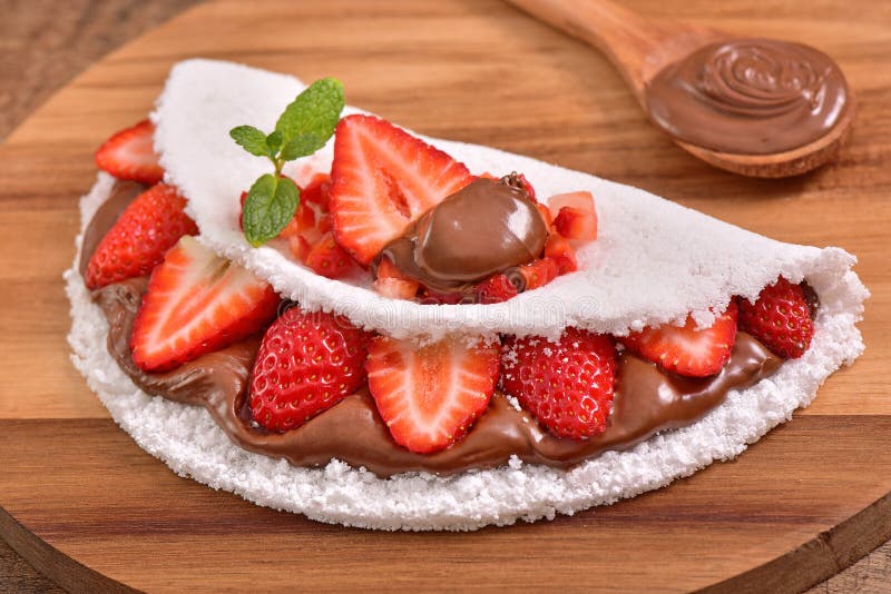 Dessert dolce della tapioca fotografie stock libere da diritti
