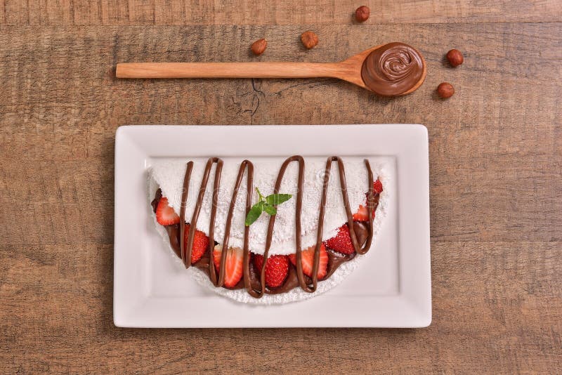 Dessert dolce della tapioca immagine stock