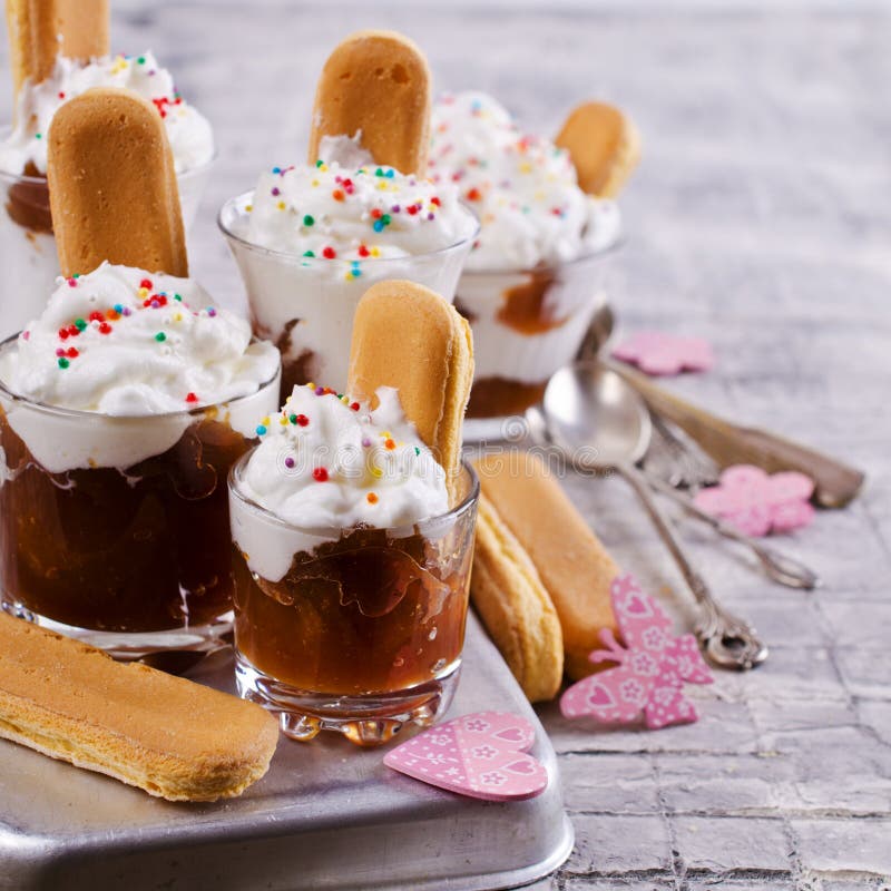 Dessert with jam stock image. Image of delicious, cuisine 81838701