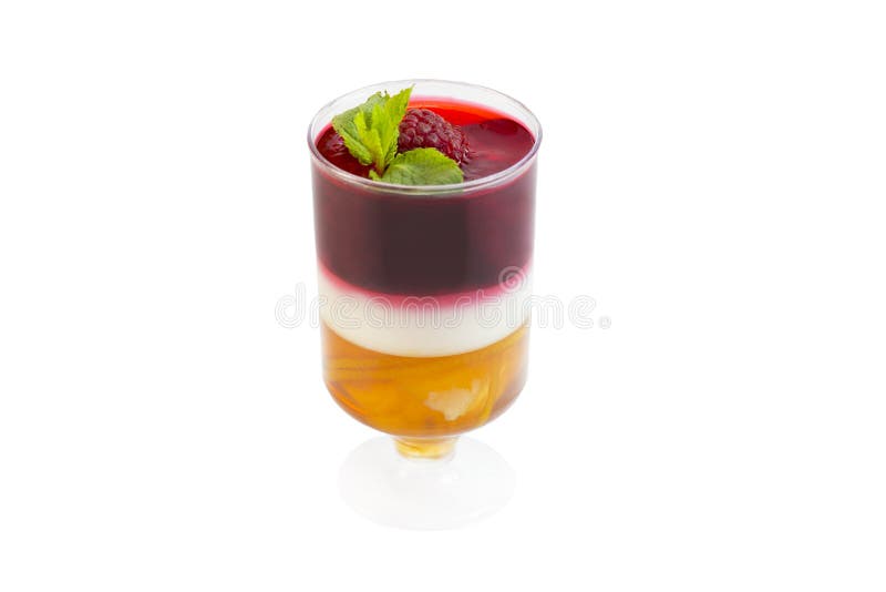 Dessert in plastic cups stock image. Image of homemade 75629287