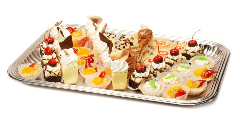 Dessert Tray stock image. Image of chocolate, colorful - 22079023