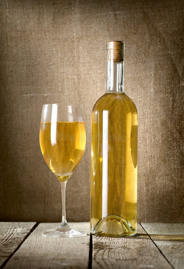 Glass Of Dessert White Wine Stock Image Image of linen, glass 29768741
