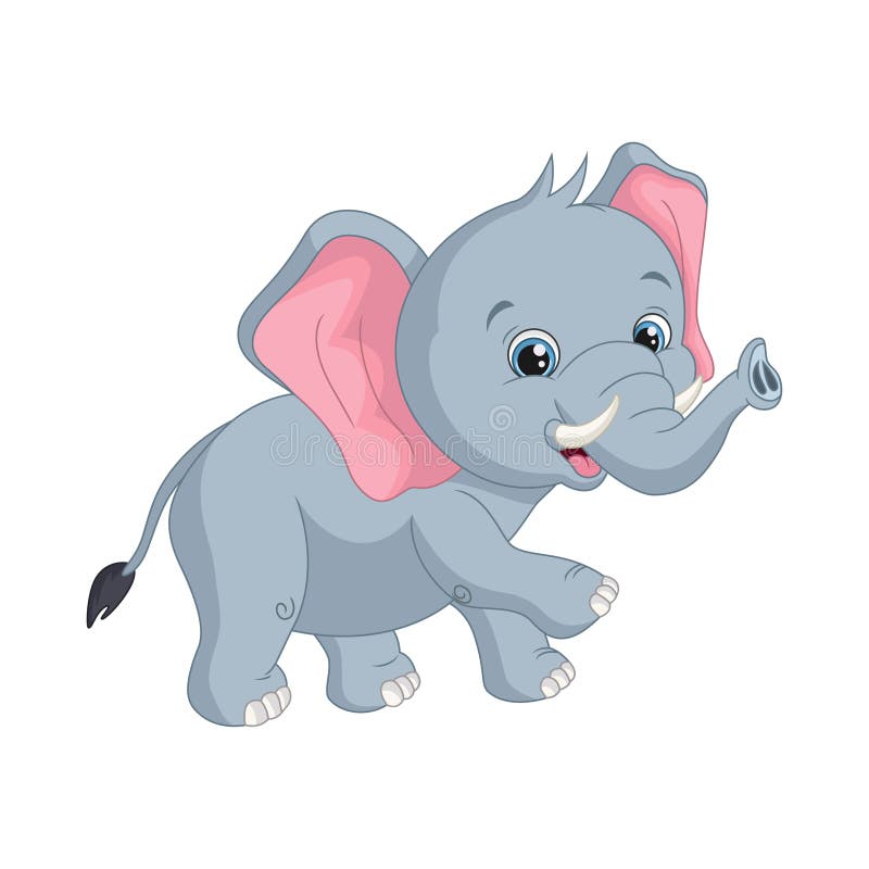 Dessin Anime Bebe Elephant Mignon Sur Fond Blanc Illustration De Vecteur Illustration Du Enfance Mascotte Dessin Anime Bebe Elephant Mignon Sur Fond Blanc Illustration De Vecteur Illustration Du Enfance Mascotte