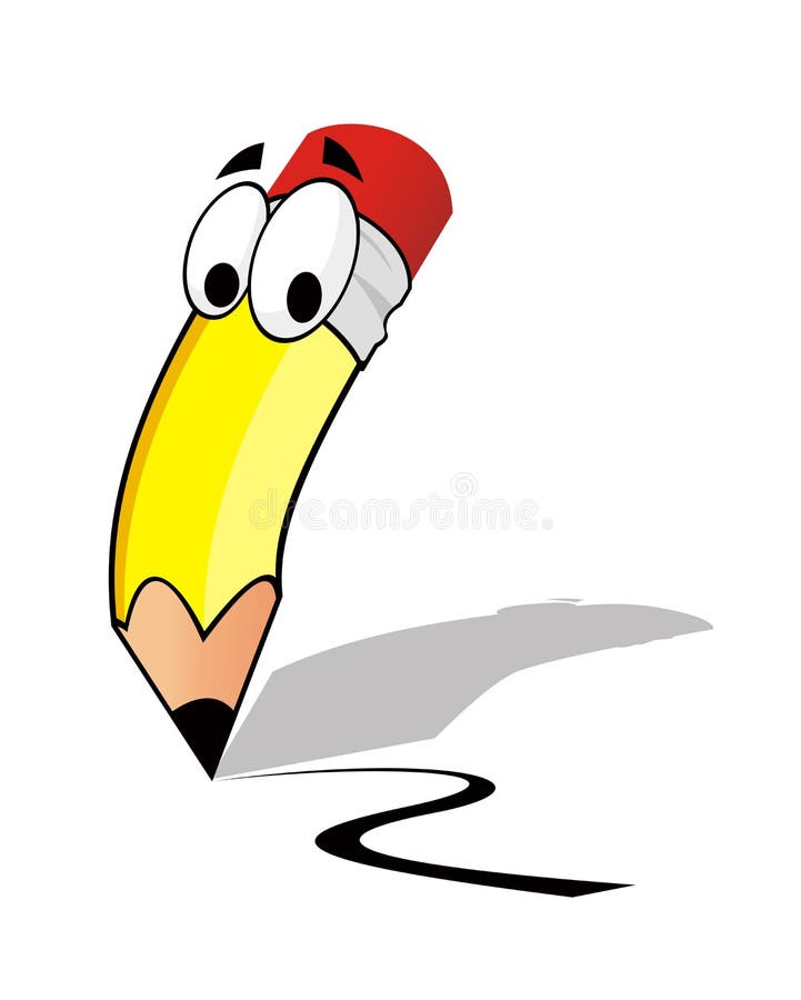 Crayon De Dessin Animé Et Taille-crayon Clip Art Libres De Droits, Svg,  Vecteurs Et Illustration. Image 95367522