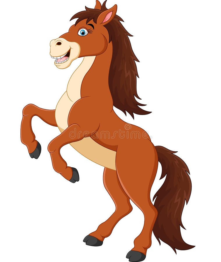 Dessin Anime Mignon De Cheval Illustration De Vecteur Illustration Du Cheval Dessin 66394073