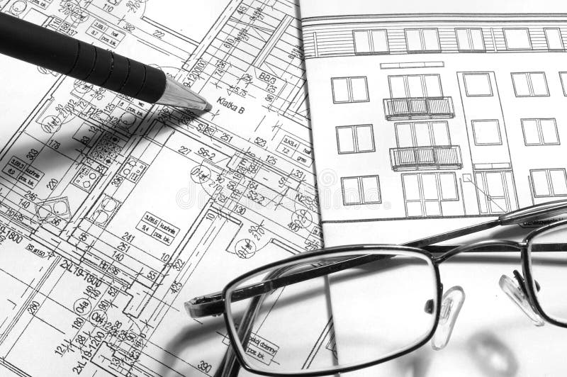 Dessin architectural images stock Dessin architectural images stock