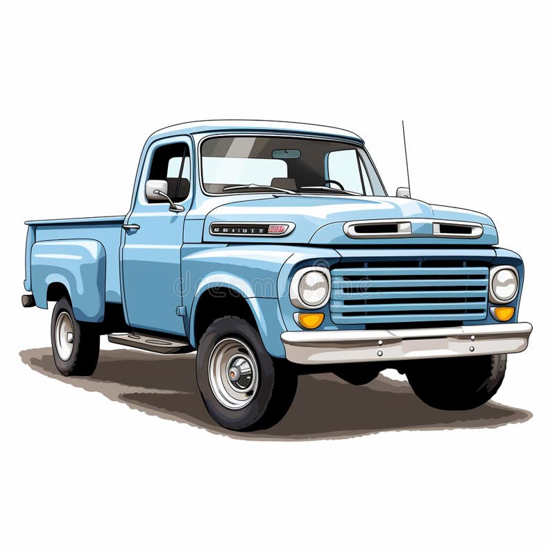 Dessin d'un camion d'eau de voiture dessin des entreprises de transport automobile pour éviter pensée bulle clipart heureux clip a illustration stock