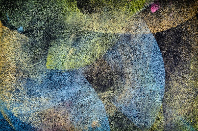 Dessin de tableau noir coloré pour le fond illustration libre de droits