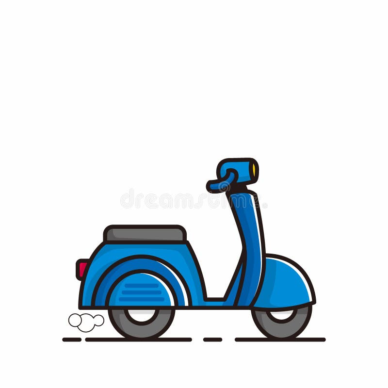 Autocollant Scooter Icône Isolé Design, Vecteur Illustration Graphique Clip  Art Libres De Droits, Svg, Vecteurs Et Illustration. Image 59870236