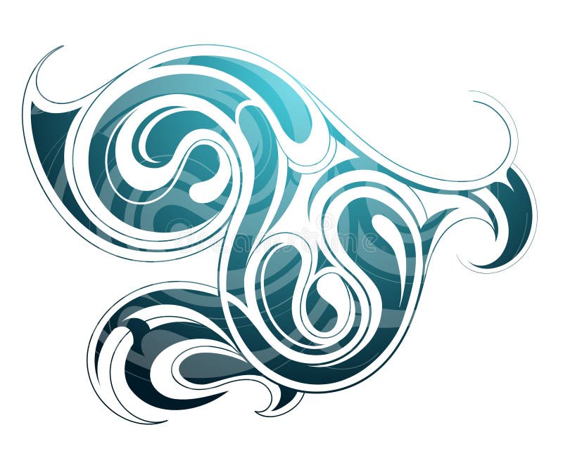 Œuvre décorative illustration libre de droits