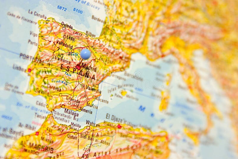 Destination: Madrid royalty free stock photo