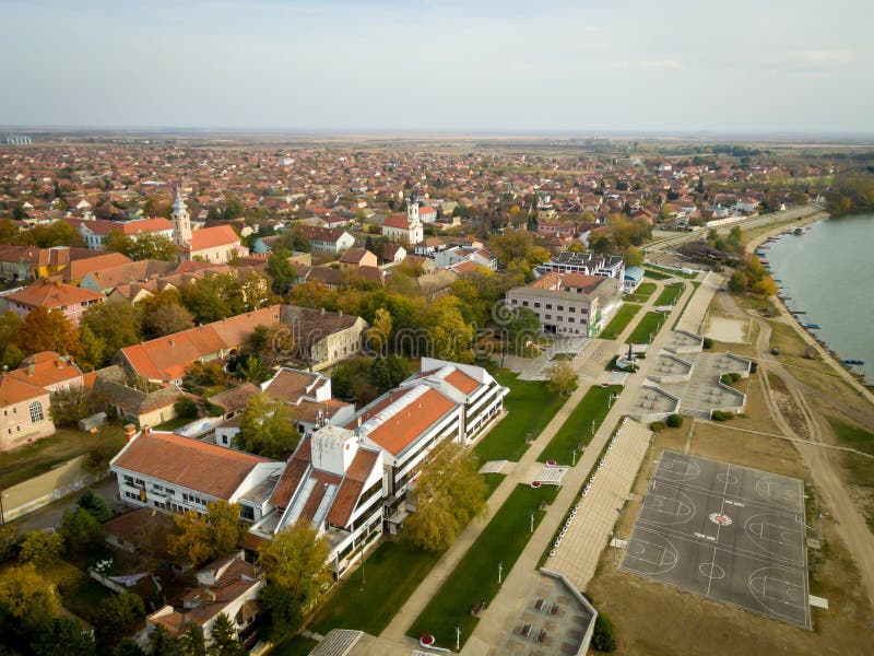 Panorama of Titel City in Vojvodina, Serbia. Editorial Stock Photo - Image  of modern, blue: 189351918