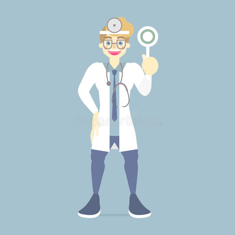 destra medica di sorriso e felice del fornitore di cure mediche maschio di medico della tenuta, simbolo corretto del segno, conce illustrazione di stock destra medica di sorriso e felice del fornitore di cure mediche maschio di medico della tenuta, simbolo corretto del segno, conce illustrazione di stock