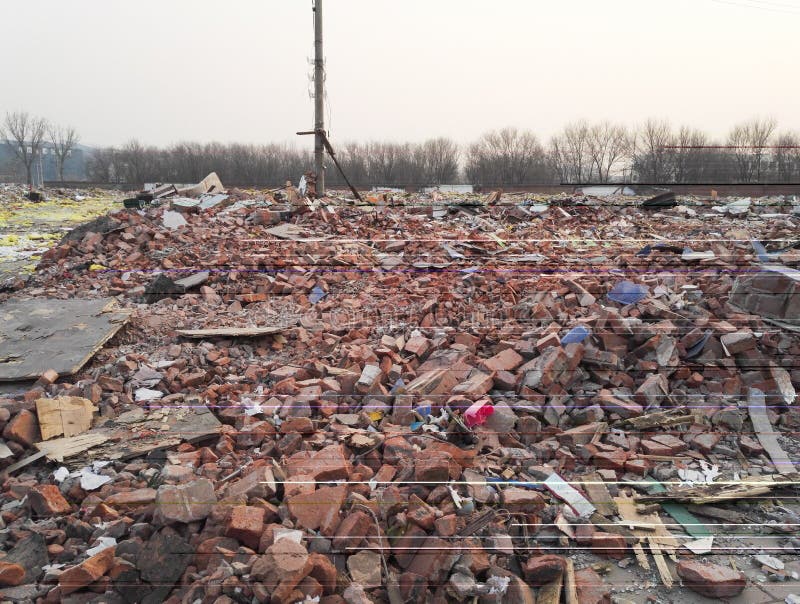 Destroyed ruined buildings,Demolition,Earthquake, war or natural disaster royalty free stock images Destroyed ruined buildings,Demolition,Earthquake, war or natural disaster royalty free stock images