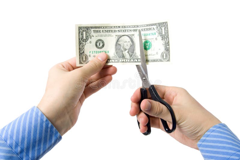 Desvalorização da moeda foto de stock royalty free