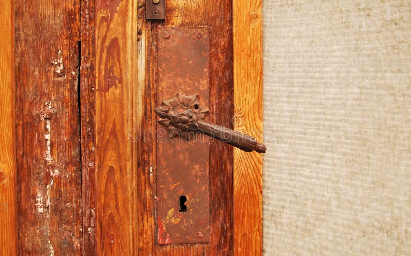 Detail Antique Doors royalty free stock photography