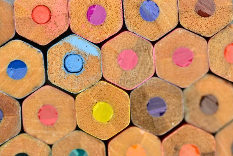 Back of colored pencils stock photo. Image of escuela 233203562