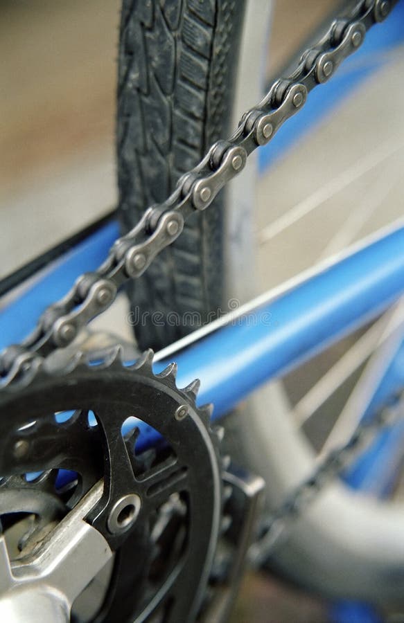 The gearwheel of a bike in detail. The gearwheel of a bike in detail.