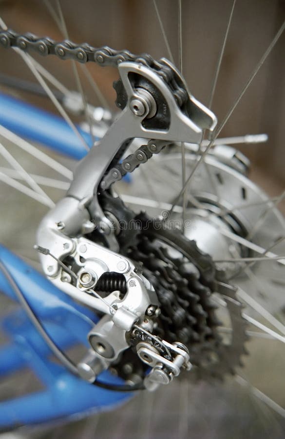 The gearwheel of a bike in detail. The gearwheel of a bike in detail.
