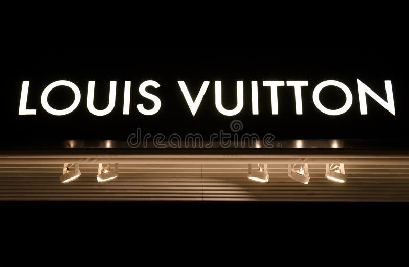 LVMH Luxury Goods Company Logo Editorial Stock Image - Image of