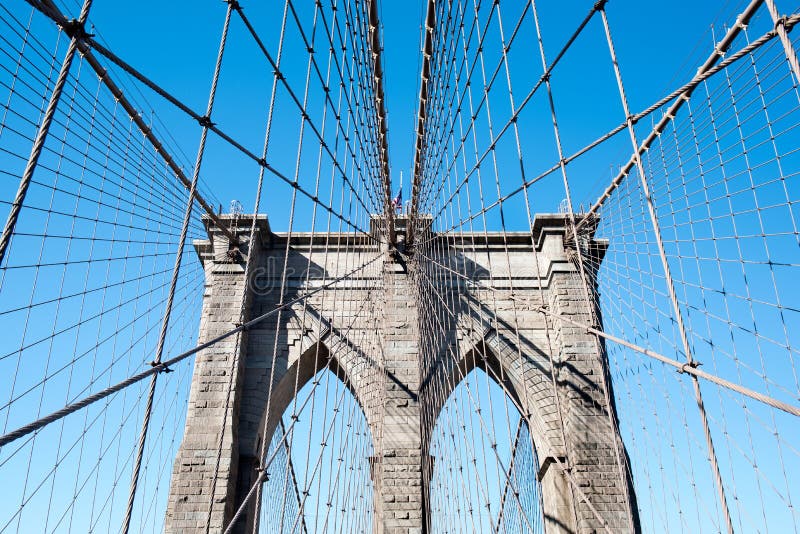 Detail of the Brooklyn Bridge 2