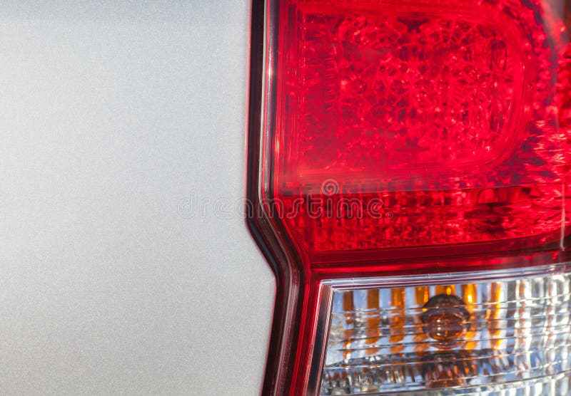 Detail at car tail lamp stock image. Image of bumper 64139099